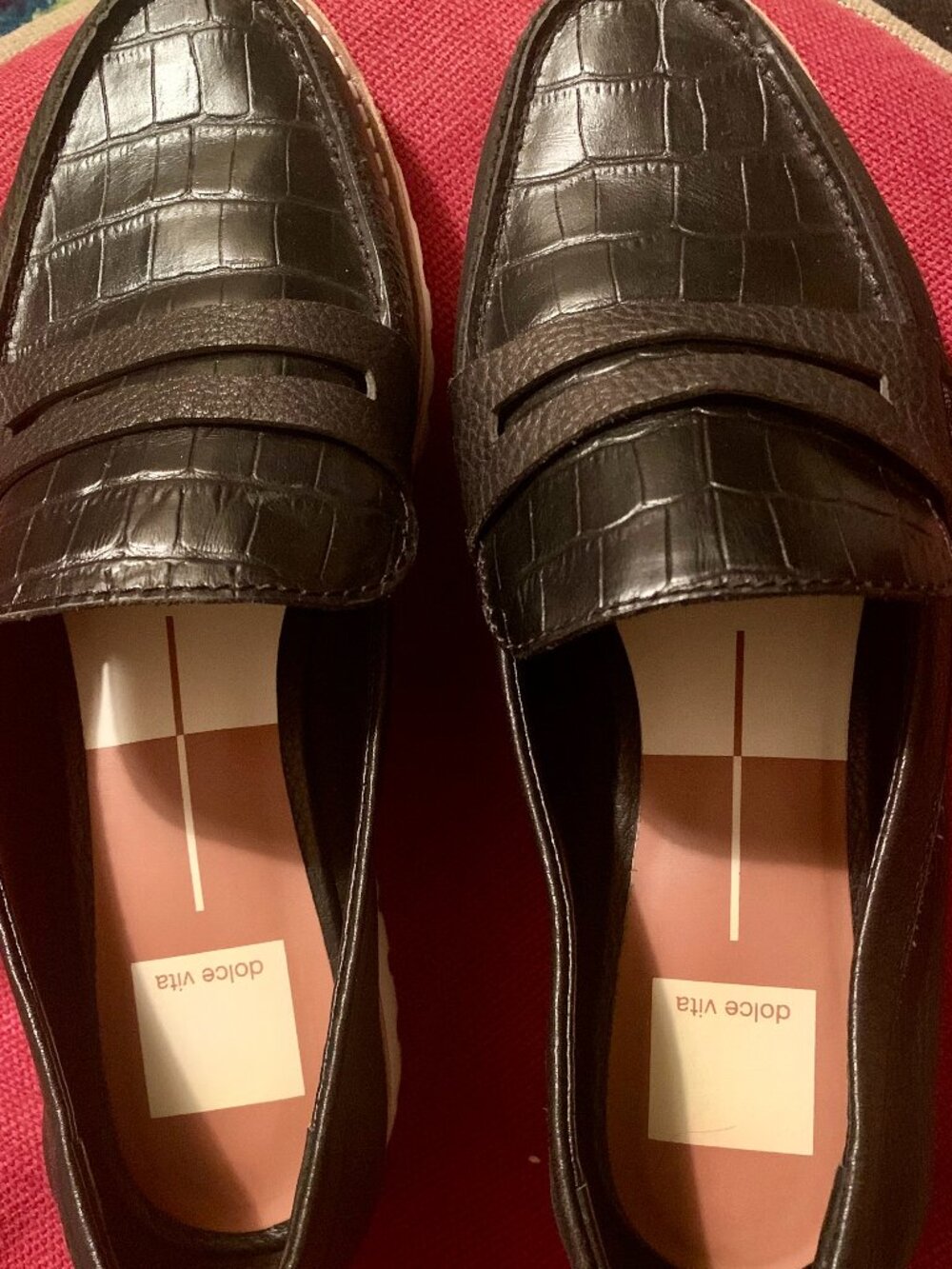 Black Leather Loafers - Dolce Vita - Size 8.5